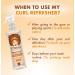 ETNIKER Curl Refresher Spray. Curly & Wavy hair. Revive & Refresh. Coconut Flaxseed Shea Butter & Rambutan Seed Extract| Free from Silicones Oils Alcohol Parabens. Size: 10.14 fl oz (300 ml) - Buy Online on GoSupps.com
