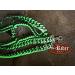 CHALLENGER Nylon Braided Knotted Roping Barrel Reins in Lime Green - 60705 - Buy Online on GoSupps.com