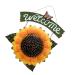 Zerodeko Strawberry Decor 1pc Wall Decoration Metal Outdoor Decor Welcome Hanging Sign Outdoor Wedding Decorations Garden Welcome Board Adornment Retro Decor Sunflower The Sign Acrylic