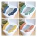 HADEEONG 4Pairs Plush Warm Toilet Seat Cover Washable and Reusable Toilet Seat Pads Cushion for Winter, Fits All Toilet Seats
