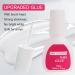 Maggidea French Tip Nude Coffin Fake Nails - 240 Pcs Glossy Full Cover False Nails for Girls and Women | Glue-On Ballerina Nail Art Manicure Decorations (French-Medium Square Black) - Buy Online on GoSupps.com