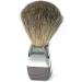 BGGIWY High-Quality Shaving Brushes | Classic 4-Piece Gift Set for Men | Natural Roof Hair & Wooden Razor Holder - 15x20cm Silver - Buy Online on GoSupps.com