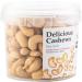 Delicious Cashews 200g Pots - Available in 11 Flavours - Gluten Free Vegan Low Carb High Protein Cholesterol Free - Handmade in Britain with Family Recipe (Classic Sea Salt) - Buy Online on GoSupps.com