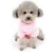 Zweitea Pink Fleece Dog Sweater for Small Dogs - Warm Soft Winter Jacket for Puppies & Cats - XL Size - Buy Online on GoSupps.com