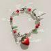 Oralgo's Unique Star & Strawberry Charm Bracelet - Trendy Women's Fashion Accessory Metal Alloy Chain Jewelry - Buy Online on GoSupps.com