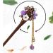 Frcolor Wooden Hair Pin Chinese Hair Sticks with Tassel Retro for Women Hair Styling Blue - Buy Online on GoSupps.com
