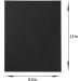 20 Sheets Colored Thick Paper Cardstock Blank for DIY Crafts Cards Making  Invitations  Scrapbook Supplies (Black  8.5 x 11 inches) Black 8.5 x 11 inches - Buy Online on GoSupps.com