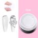  GZMAYUEN Solid Clear Nail Builder Gel 15g 10g 3D Sculpture Gel 2pcs Nail Powder Mirror Effect Metallic Gold Silver Chrome for Manicure Salon DIY - Buy Online on GoSupps.com