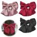 3 Pieces Bowknot Hair Barrettes Hair Bows for Women Big Bow Hair Clips Hair Clips Soft Silky Satin Hair Clips with Bow