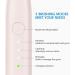 NC Sonic Electric Toothbrush - Powerful Rechargeable Waterproof Brush for Adults & Kids (Pink) - 2 Brush Heads Included | Best International Shipping - Buy Online on GoSupps.com