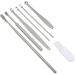 7Pcs Stainless Steel Earwax Removal Kit - Portable Ear Cleaning Tool Set - Buy Online on GoSupps.com