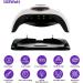 168W UV LED Nail Lamp for Shellac Manicure Gel - 4 Timers, LCD Display - USB Plug - Home Salon DIY Tool - Buy Online on GoSupps.com