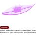Colorful Plastic Tatting Shuttles Set for Lace-Making DIY Crafts - 3pcs in Amber, Red, Purple - Buy Online on GoSupps.com