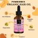 Organic Hair Growth Oil 4 fl oz - Rosemary & Saw Palmetto | Natural DHT Blocker Reduces Hair Loss Strengthens Roots | Unscented All Hair Types Unisex - Buy Online on GoSupps.com