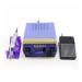 Nail kit 30000RPM Nail Art Drill Electric Drilling Equipment for Remove Gel Polish Drill Grinding Pedicure Tools Pedal Set Nail kit for Beginners with Everything Purple