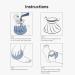 BICAREE Ice Cold Pack Reusable Ice Bags Hot Water Bag for Hot & Cold Therapy and Pain Relief with Cover No-Leak Elastic Breathable Ice Bag Size 6" Blue classic 6'' - Buy Online on GoSupps.com