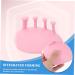 Healifty Toe Separators and Protectors - 4 Pairs TPR Pink Nail, Toe, and Thumb Protectors for Foot Valgus - Toe Stretchers and Adjusters - Buy Online on GoSupps.com