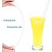 Dakoufish 11 inch Reusable Tritan Plastic Straws with Collapsible Storage Box & Cleaning Brush for 24 oz 30 oz 40oz Jars/Tumblers Pack of 3sets Clear 11 Inch straws and box (3sets) - Buy Online on GoSupps.com