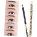 OHPHCALL 2pcs Eyebrow Pencils Grey Brown Eyebrow Definer Pencil Eyebrow Grey Pencil Lead Pencils Head Wooden 1 count (Pack of 1) As Shown - Buy Online on GoSupps.com