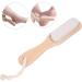 Pumice Stone Foot File for Dead Skin & Callus Removal | Pedicure Tool with Wooden Handle - Buy Online on GoSupps.com