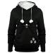 YYW Womens Pet Hoodies Pullover Sweatshirt Oversized Cat Hoodies Pet Holder Cat Dog Pouch Carriers (Black,Large) Large Black
