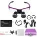 2.5X Lighted Head Mount Magnifier Adjustable Head Magnifying Glasses Professional Jewelers Loupe Magnifying Glasses for Electronics Crafts Jewelry Repair Purple(#2) Small Gift - Buy Online on GoSupps.com
