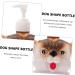 Housoutil 1pc Puppy Lotion Bottle Eye Patches for Adults Pressing Sub Bottle Liquid Dispenser Plastic Containers Lip Gloss Container Body Storage Child Pump Bottle Melamine White - Buy Online on GoSupps.com