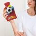 Football Hot Water Bottle with Plush Cover - Hand Warmer for Adults & Children | 26.5x15.3cm - International Shipping Available - Buy Online on GoSupps.com