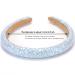 Loneedy 7 Pack Glitter Hair Bands - No Slip Sparkling Headbands for Girls & Women | Children's Hair Accessories in 7 Colors - Buy Online on GoSupps.com