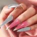 Sunshineface Nail Extension Kit 3 Colors Extension Gel with Nail Lamp Base Top Coat Slip Solution for Beginners Nail Art DIY - Buy Online on GoSupps.com