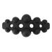 Back Stretcher for Lower and Middle Back Spinal Massager Shell Shape 12 X 20.5 X 44.5 Cm PU Material