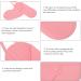 Gernie Heat Resistant Pouch for Hair Straighteners - Portable Thermal Insulation Bag for Travel - Anti-Scalding Silicone Cushion - Pink - Buy Online on GoSupps.com