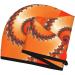 Hair Towel Wrap - Quick Drying Towel Turban with Button | Orange Rotating Hair Drying Towel - Buy Online on GoSupps.com