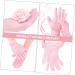 Beatifufu 1 Pair Beauty Protective Glove Tropical Headdress Moisturizing Gloves for Hand No Crease Hairpin Black Repairing Moisturizing Gloves Sebs Dry Proof Pink Women's - Buy Online on GoSupps.com