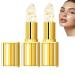 JIAOY FlowerJelly Lipstick Gold Color Change Transparent Lip Balm Waterproof Long Lasting Lip Balm 2 Pack