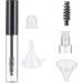 Beavorty 2 Sets Mascara Tube Funnel Toiletry Containers Mascara Clear Eyelash Wand Tube Black Plastic - Buy Online on GoSupps.com