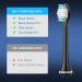 Replacement Toothbrush Heads for AquaSonic Black Series & Vibe Series - Pack of 10 | Compatible with Duo Series Pro & Black Series Pro - Optimal Cleaning Solutions - Buy Online on GoSupps.com