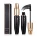 GECOMO Black Mascara Volume and Length  Cruelty Free & Gluten Free. Lash Conditioning  Strengthening  Lengthening Mascara  Volumizing Mascara Eye Makeup 0.33 Fl Oz (Pack of 1) Classic Black
