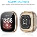 [3 Pack] Tensea Compatible with Fitbit Versa 3 / Sense Screen Protector Case  Soft TPU Bumper Full Around Fit bit Versa3 Sense Cover Protective Accessories (Clear/Clear/Clear  3) Clear/Clear/Clear 3 - Buy Online on GoSupps.com