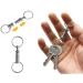 Rongbo 3 Pack Quick Release Detachable Key Rings - Double Spring Split Snap Chains - Convenient Accessory Gift (3Pack) - Buy Online on GoSupps.com