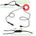 6 Silicone-Kau Necklaces for Adults & Babies | Sensory Oral Aids for Autism & ADHD | Soft Donut Design - Buy Online on GoSupps.com