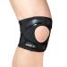 Zamst Filmista Knee Sports Brace For Runners With Patented Film + Stability Technology For Patellar Tendinitis-Black Large