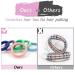 Elastic Hair Ties for Women Girls - 100 Pcs, No Damage Rubber Bands for Thick Thin Hair, Soft Ponytail Holders in 12 Colors - Buy Online on GoSupps.com
