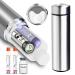Bogush 60H Insulin Pens Cooler Travel Case Medication Cooler for Travel TSA Approved Medicine Cooler Medical Diabetic Travel Cooler Bag Epipen Carry Case (Silver)