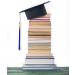 Penta Angel Academic Graduation Tassel with Gold 2023 Year Charm Pendant - Handmade Soft Silky Blue&White Tassel for Graduate Caps, Parties & Souvenir Gifts - Buy Online on GoSupps.com