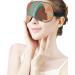 LynaRei African Woman Sleep Mask with Adjustable Strap - Wavy Stripes Eye Cover for Light Blocking - Style-2 - Buy Online on GoSupps.com