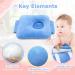Shop G Tube Tummy Time Pillow & Feeding Tube Belt - Adjustable Soft Pad for Infants & Children | Comfort & Port Covers - Buy Online on GoSupps.com