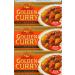 3x220g S&B GOLDEN CURRY ORANGE - Japanese Curry Mix - vegetarian no meat contained - Taste: Mild + Heartforcards shipping protection