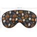 Buy Halloween Pumpkins Ghosts Sleep Mask - Soft Light-Blocking Eye Cover for Women | Adjustable Strap Blindfold | Perfect for Halloween Sleep - Buy Online on GoSupps.com