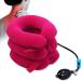 Inflatable Neck Traction Device - Pink Air-Bladable Support & Pain Relief Pillow - Buy Online on GoSupps.com